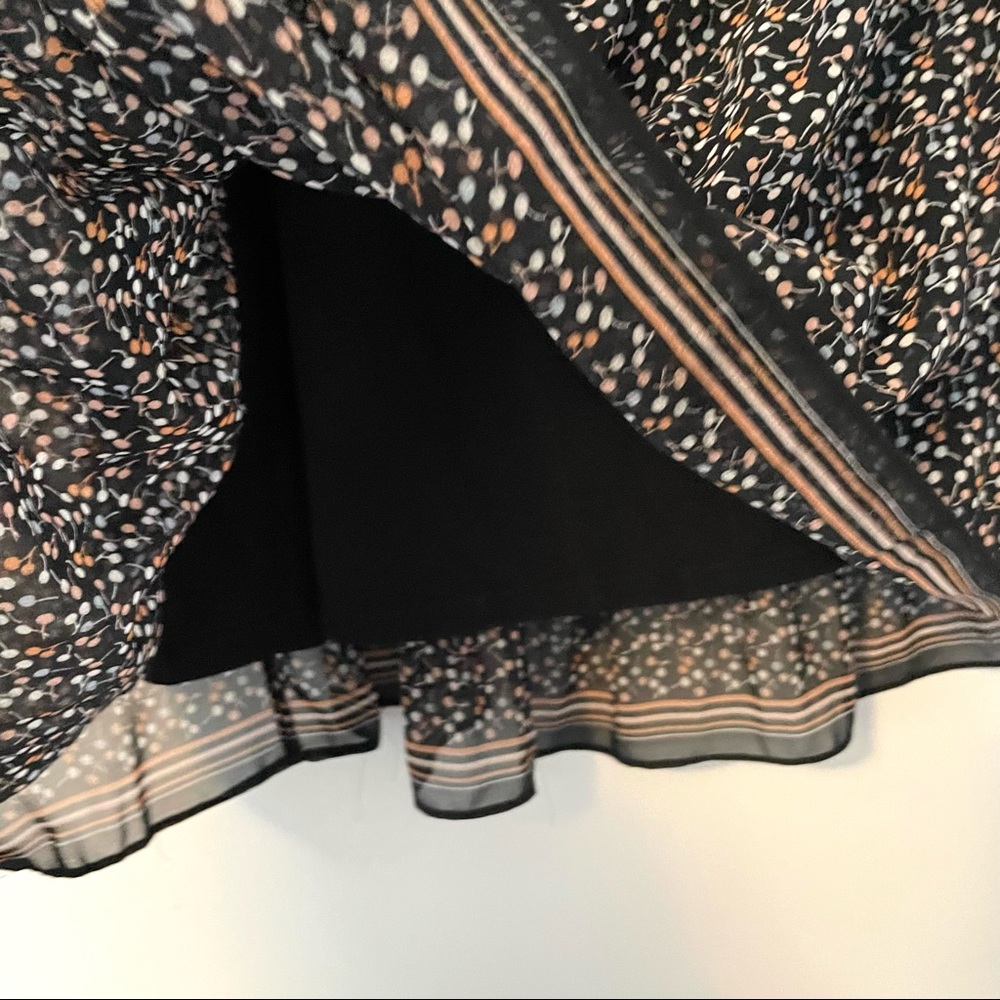 Max Studio Gathered Waist Floral Print Skirt NWT - Picture 5 of 7